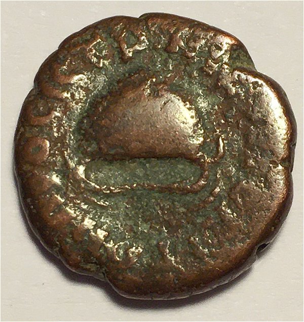 Ancient-Bronze-Greek-Coin-With-Helmet,-ID-Help