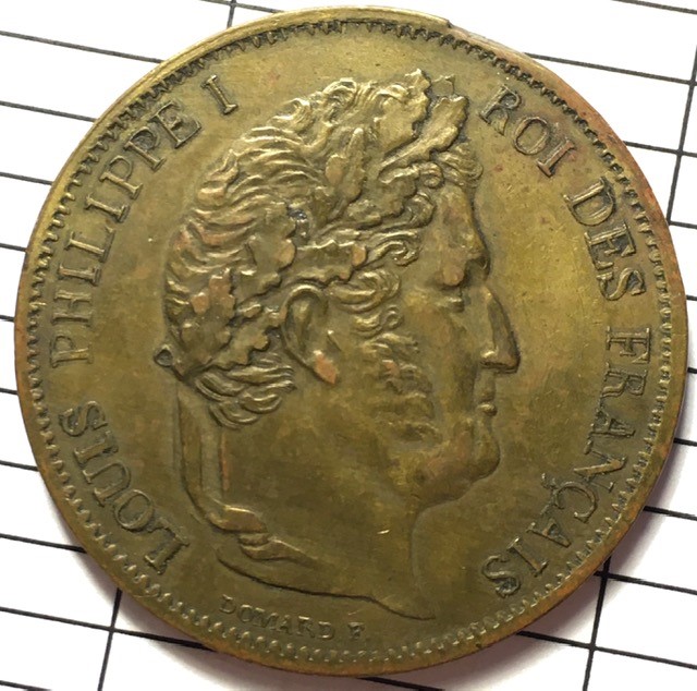 France-5-Francs-1837-W-Bronze