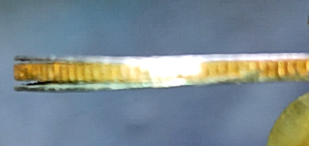 1980-P-Washington-Quarter-Error-Coin-Lamination-Eror-Die-Split-Into-3-Seperate-Layers.