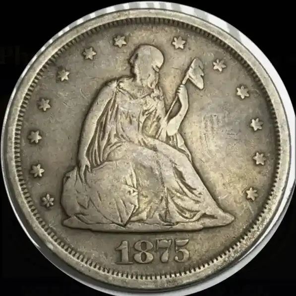 Dad's-1875-S-US-$.20-Coin
