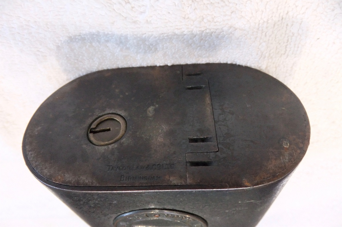 Old-Moneybox---National-Provincial-Bank--Full-But-No-Key-?