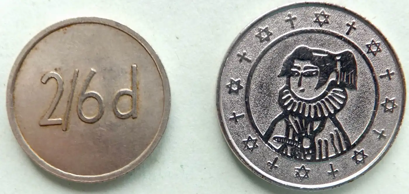 Two-Tokens.-One-Possibly-Austrian-?-The-Other.-?