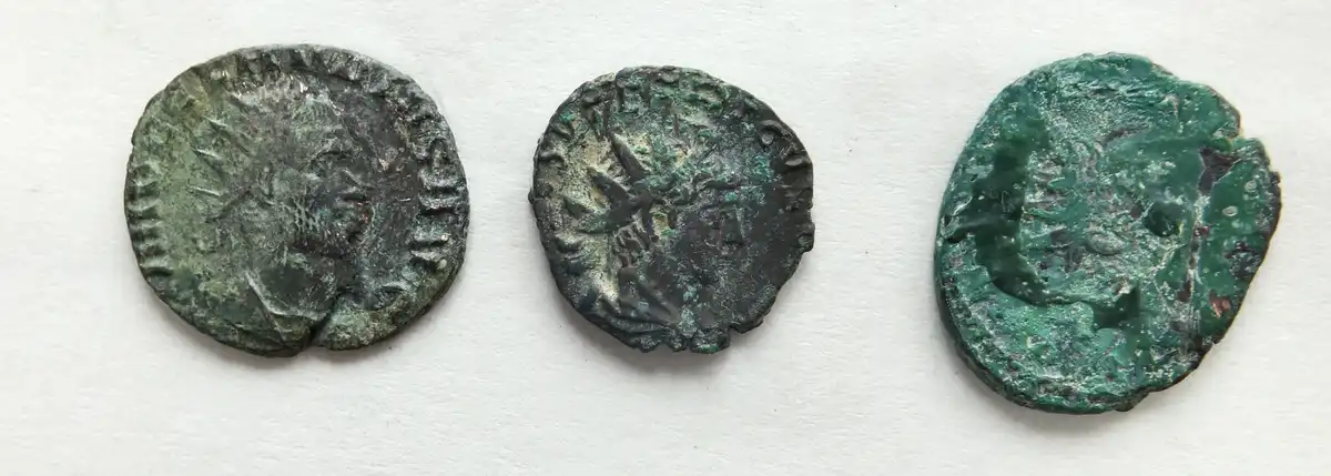 Three-Roman-?-Coins,-No-Idea-What-They-Are.