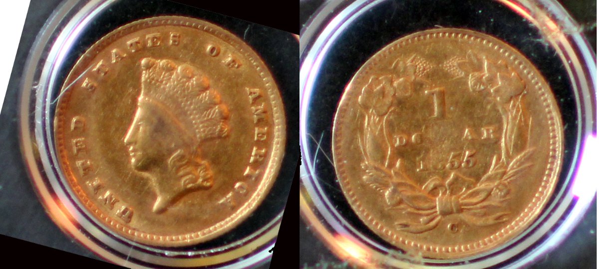 1855c-One-Dollar-Gold-Die-Pairs