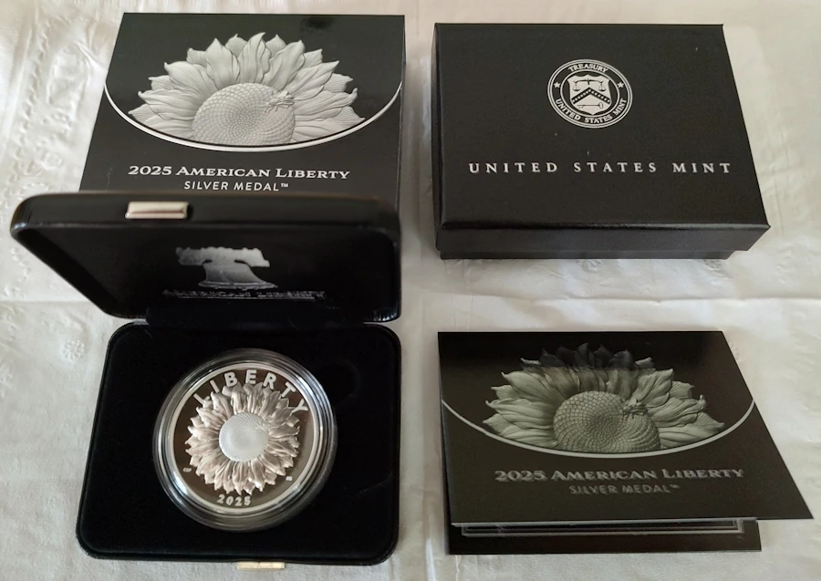 2025-Silver-American-Liberty-Sunflower-Medal
