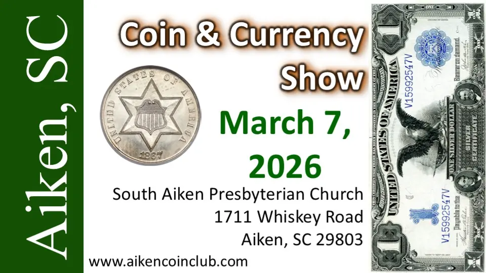Aiken-S.-Carolina-Coin-&-Currency-Show