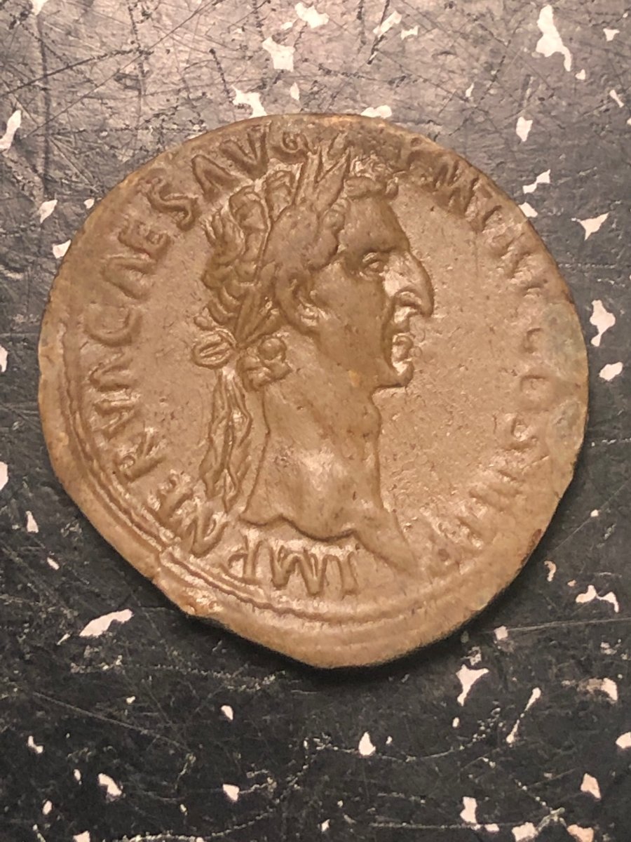 Some-Sort-Of-Plaster?-Replica-Coin-Ancient-Rome-6.0-Grams-33.7mm-For-ID