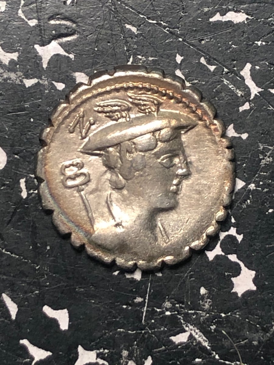 Ancient-Rome-C.-Mamilius-Limetanus-Denarius-AR-3.83g-18.4mm