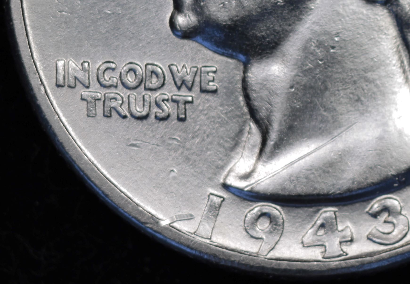 1943-P-Washington-Quarter-With-Rim-Defect-And-Die-Break?