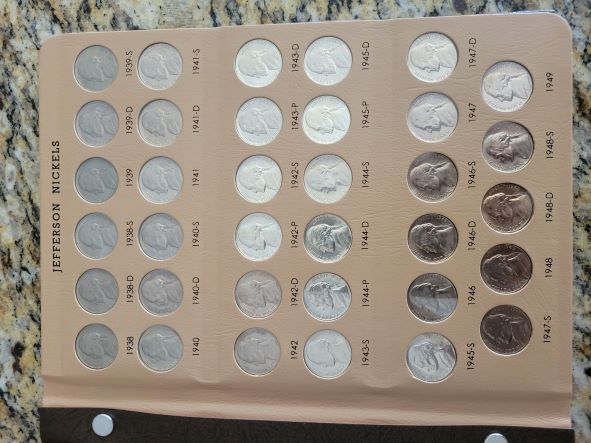 Finished-Dansco-8113-Jefferson-Nickels-1938-2005