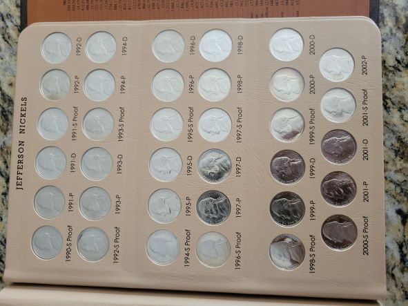 Finished-Dansco-8113-Jefferson-Nickels-1938-2005