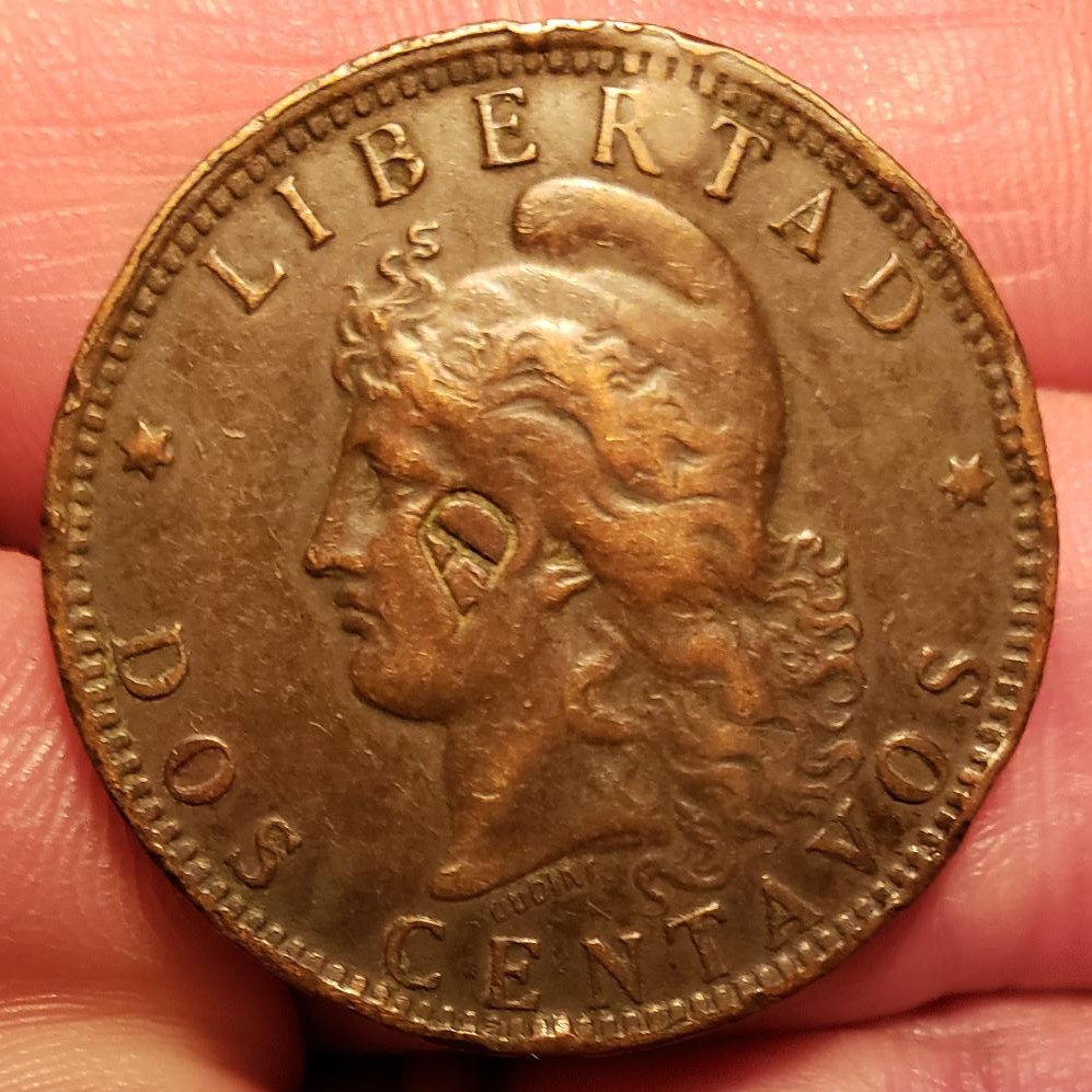 Beautiful-1893-Dos-Centavos-Piece-From-Argentina-With-Extras