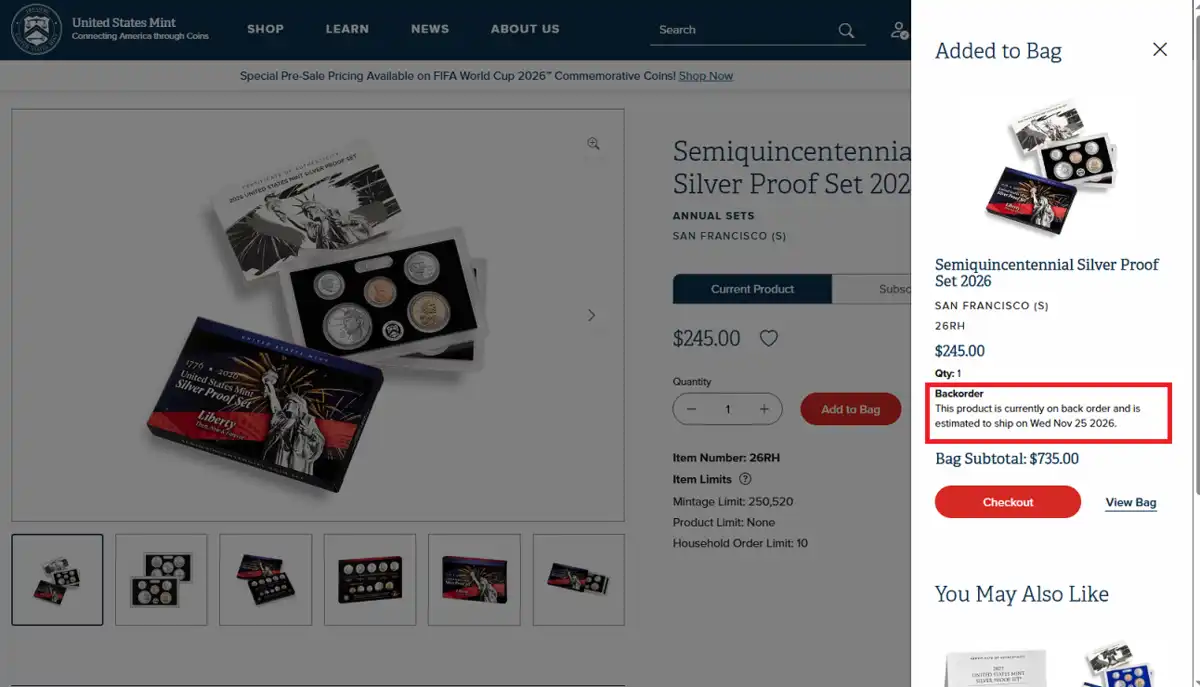 2026-United-States-Mint-Semiquincentennial-Silver-Proof-Set-Available-On-June-11