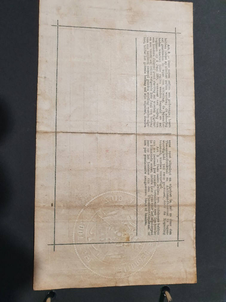 Boer--War-Bank-Notes-And-Pre--Naxi-Germany-Mark's-With-Bank-Seal-Around-Thr