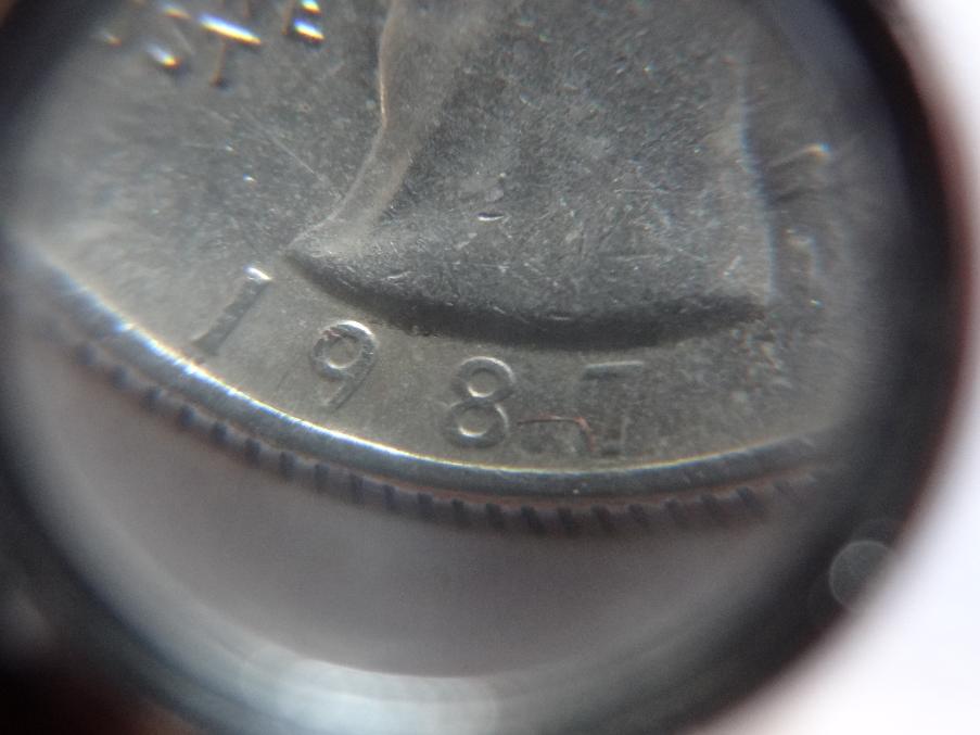 1987-S-Washington-Quarter-Found-In-Circ.-With-No-Proof-Coating/Cameo