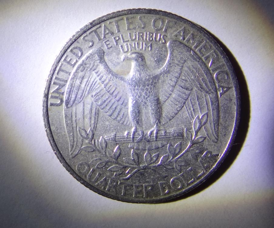 1987-S-Washington-Quarter-Found-In-Circ.-With-No-Proof-Coating/Cameo
