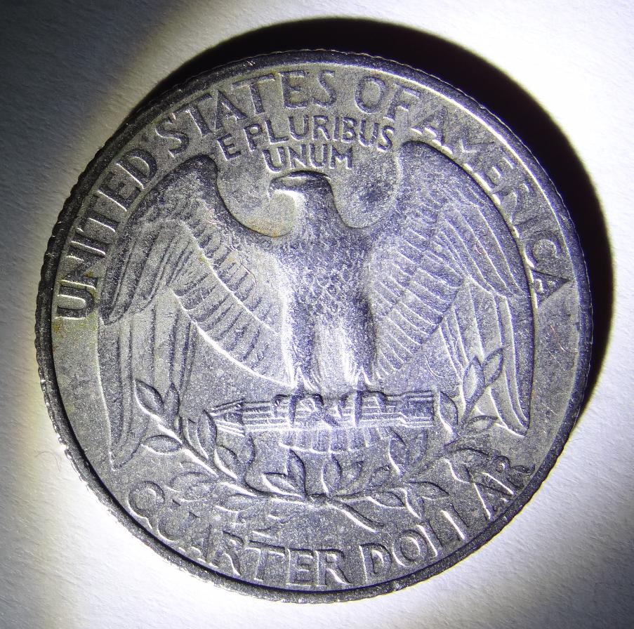 1987-S-Washington-Quarter-Found-In-Circ.-With-No-Proof-Coating/Cameo