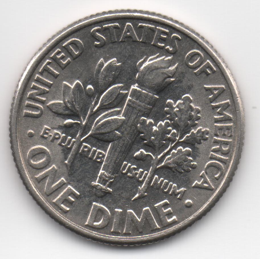2007-P-Dime-With-Double-Lettering-&-