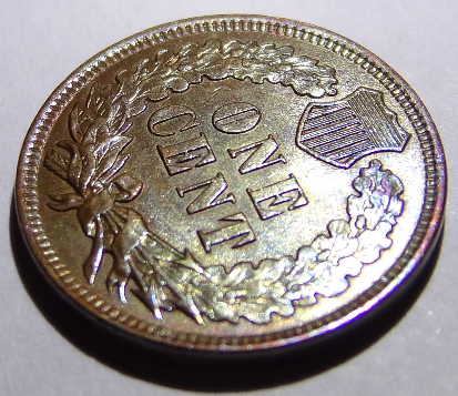 1901-Indian-Head-Cent-With-Questionable-Colors-?-Oily-Surface