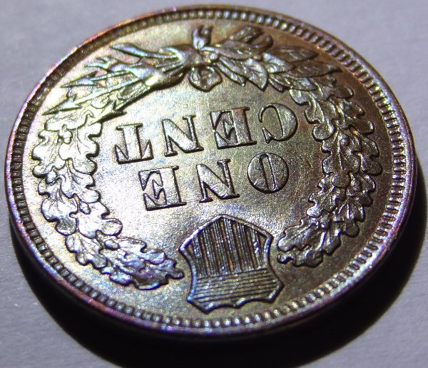 1901-Indian-Head-Cent-With-Questionable-Colors-?-Oily-Surface