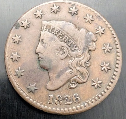 1826-Large-Cent-For-Grading