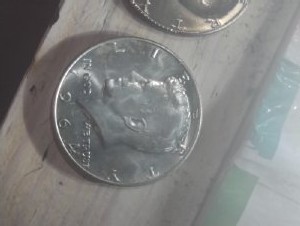 Half-Dollars-1776-1976-&-1943,-1964