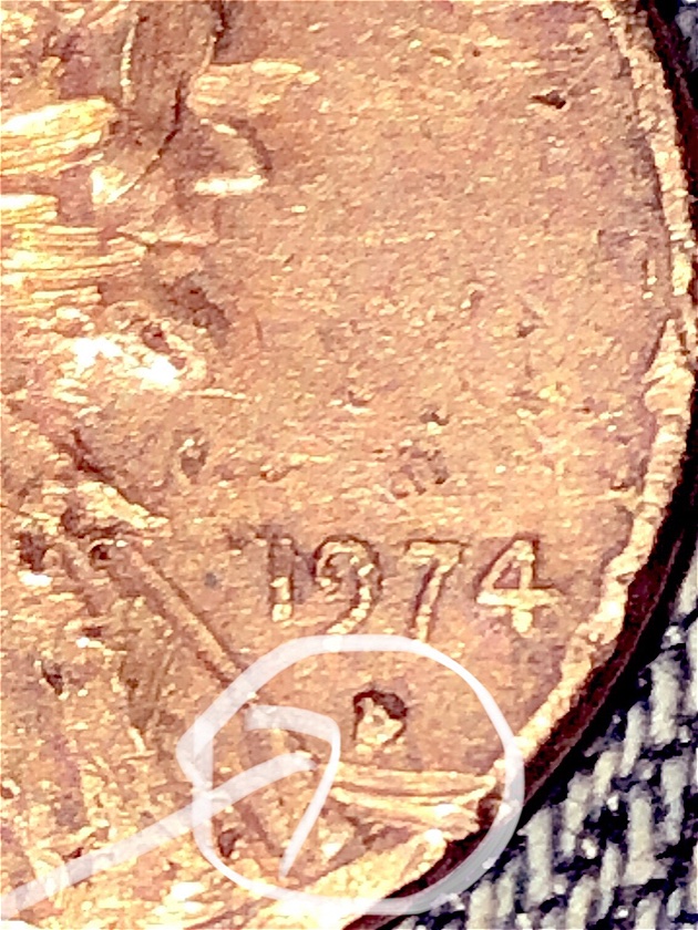 1974-D-Lincoln-Cent,-Multiple-Errors,-I'm-Very-New-And-Very-Uncertain.