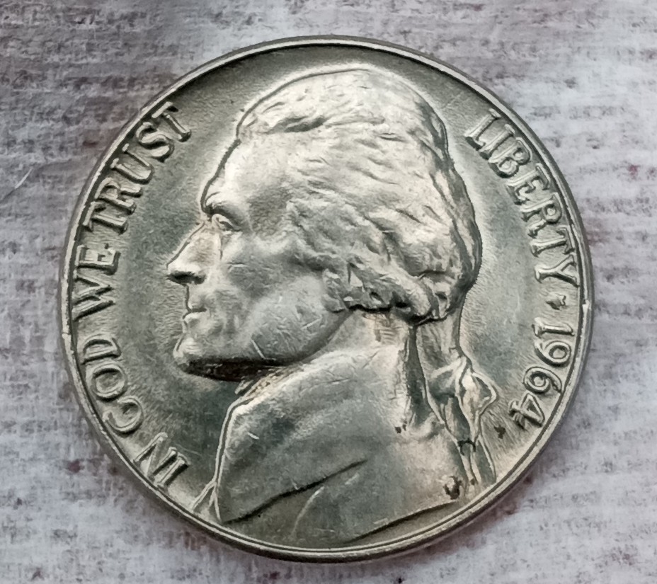 1964-D-Jefferson-Nickel-With-Possible-RPM,-DDO-&-DDR