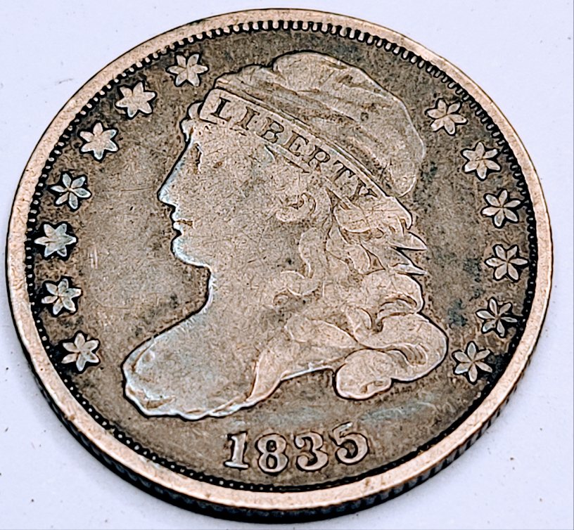 1835-Capped-Bust-Dime-For-Evaluation