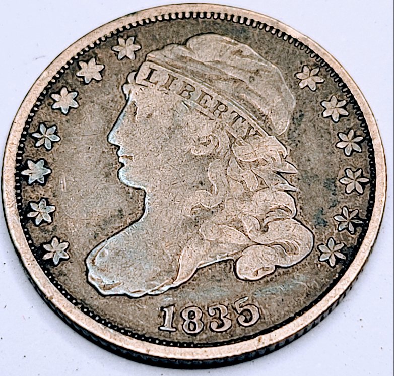 1835-Capped-Bust-Dime-For-Evaluation