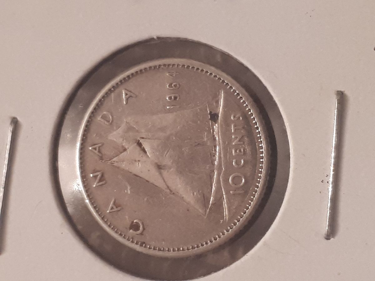 1964-Dime,-I-Believe-Its-Silver-But-Would-Love-Help-With-The-Grade
