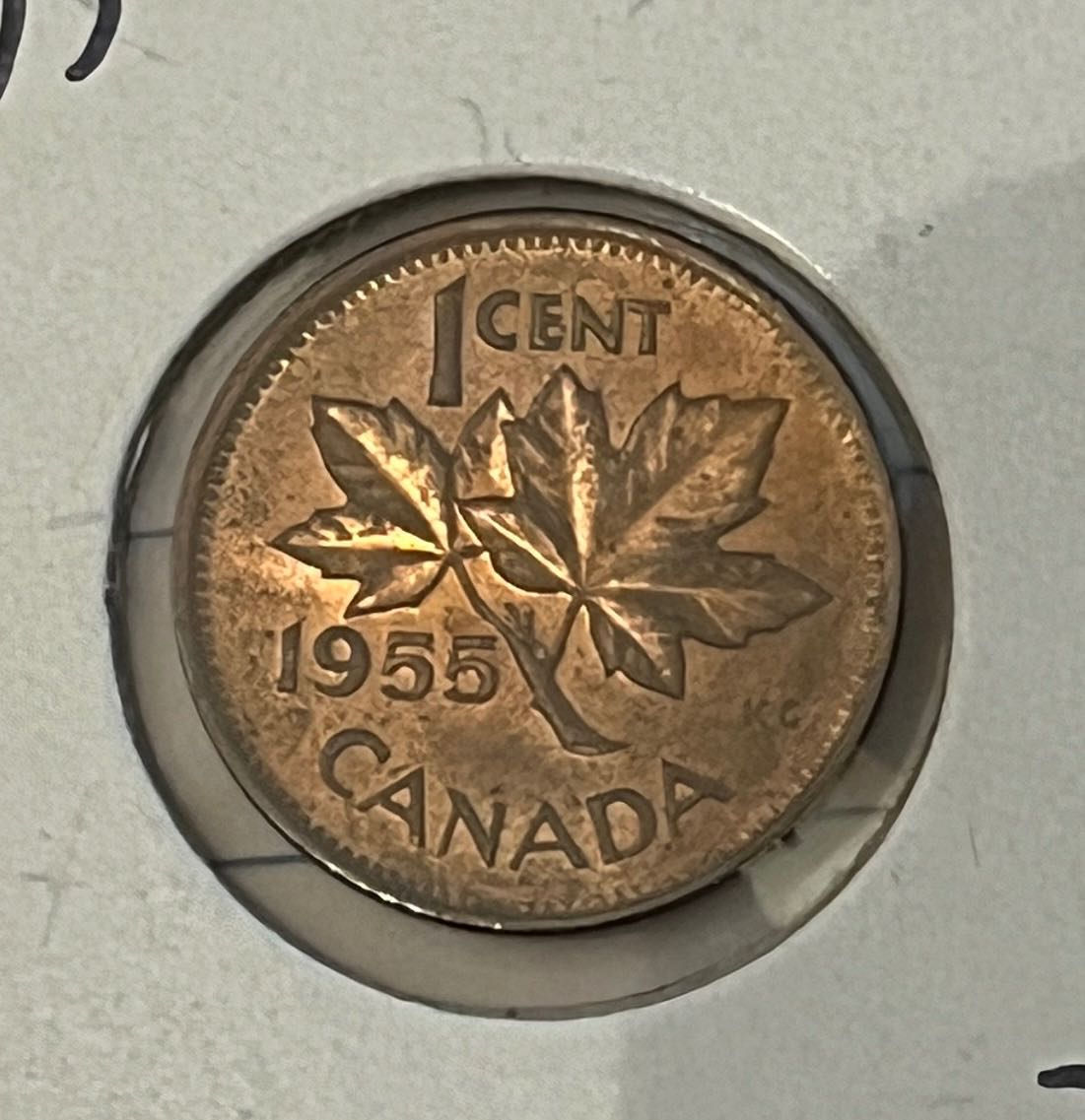 Canada-1955-Cent-NSF-Opinion