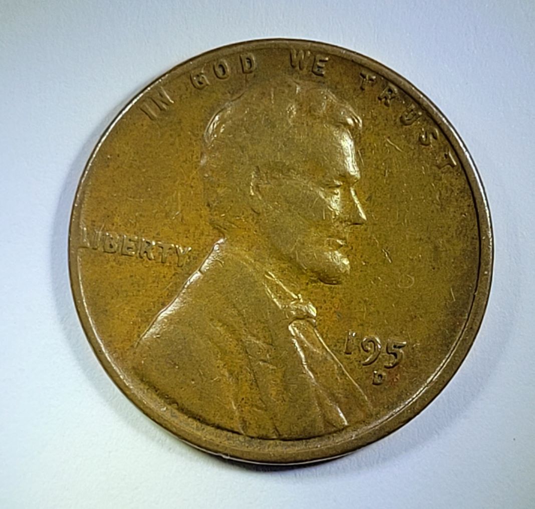 1951-D-Cent-With-L-Connected-To-Rim