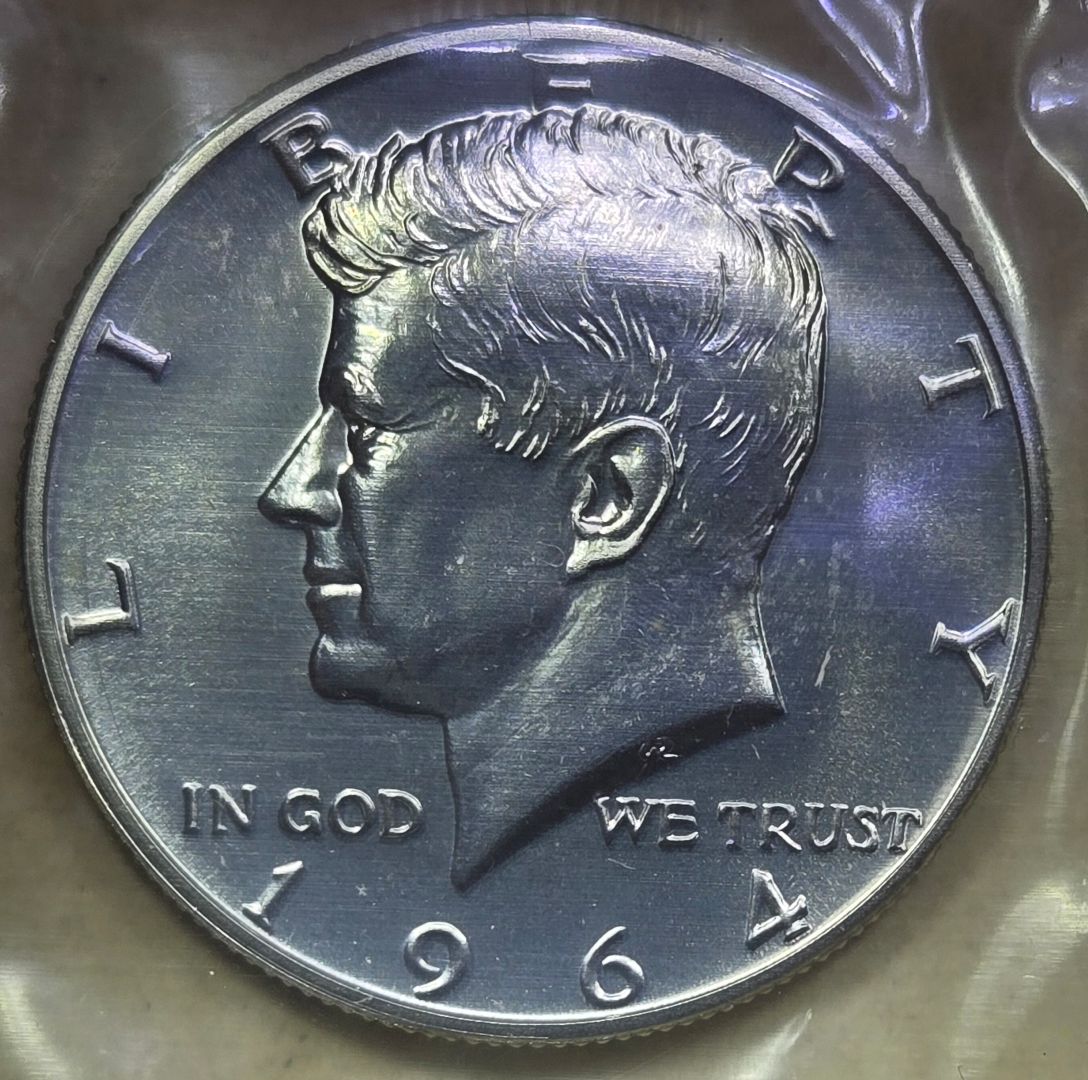 1964-Half-Dollar-Proof-Accented-Hair