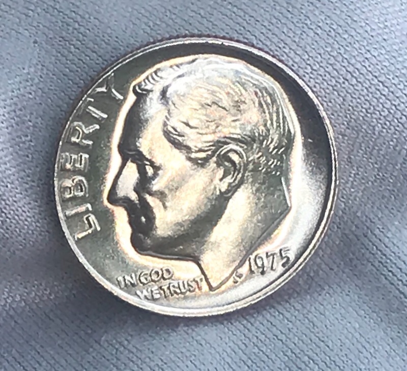 Nice-Looking-1975-Dime-Without-Rim-Damage