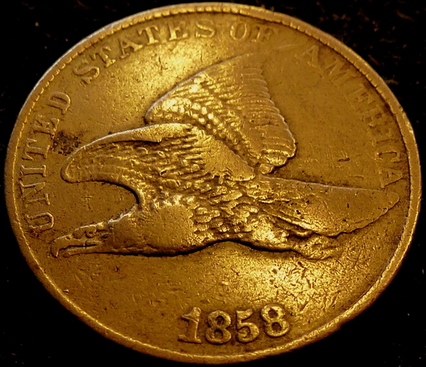 1858/7-Flying-Eagle-Weak