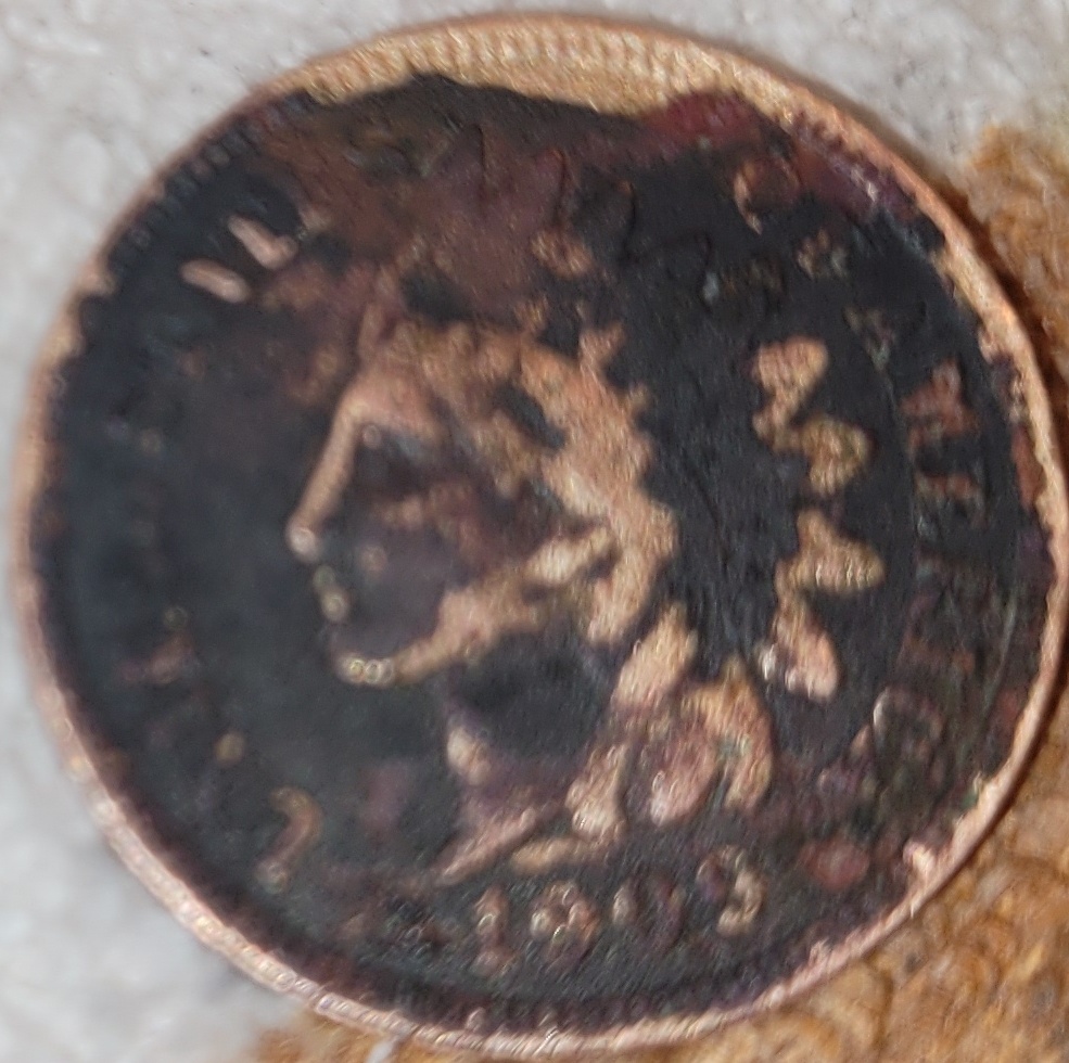 1858-Flying-Eagle-Cent---Try-To-Rescue-It,-Or-Drill-A-Hole-In-It?