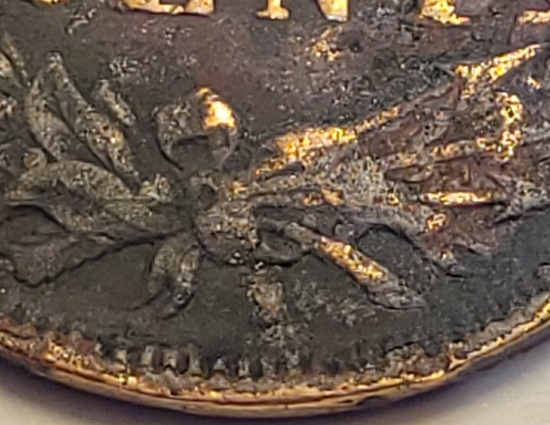 1858-Flying-Eagle-Cent---Try-To-Rescue-It,-Or-Drill-A-Hole-In-It?