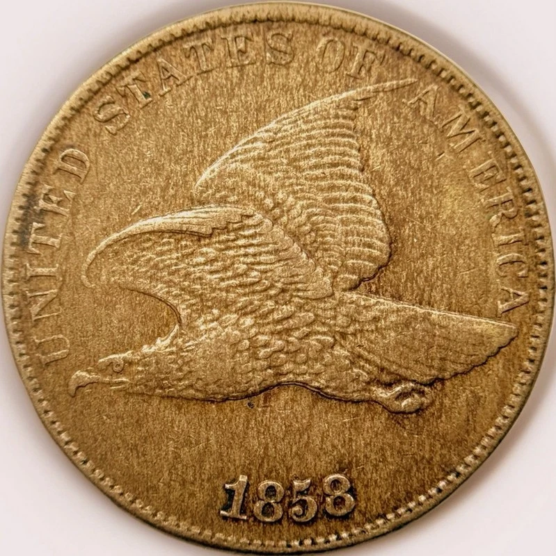 1858-Flying-Eagle-Cent---Is-This-An-1858/7-Overdate?