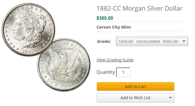 Was-An-MS-60-1882-CC-Morgan-Ever-Worth-$335.00?