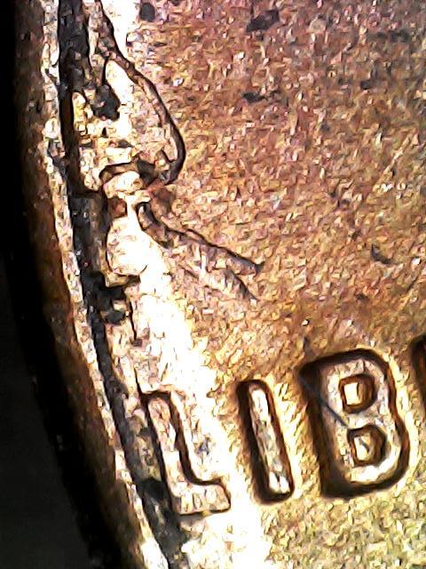 1962-D-Cent-Struck-Through
