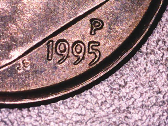 1995-P-Dime-With-Tilted-Die
