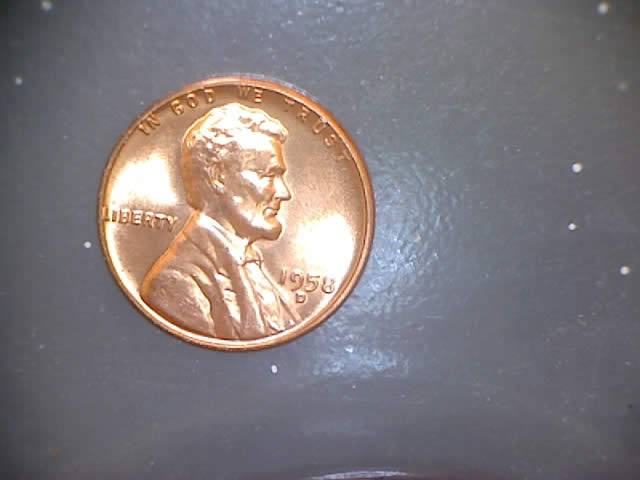 1958-D-Penny-Unc-Bank-Roll-Coin-DDR-Wheat-Stocks-Both-Doubled-L'ing-4-Grade