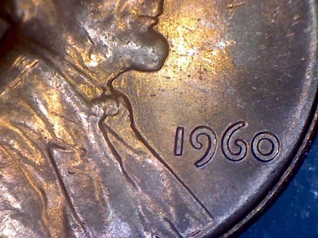 1960-MS-Color-Toned-Penny-For-Grading-Out-Of-Unopened-Bank-Roll