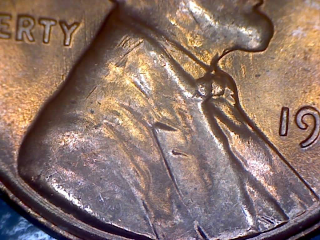 1960-MS-Color-Toned-Penny-For-Grading-Out-Of-Unopened-Bank-Roll
