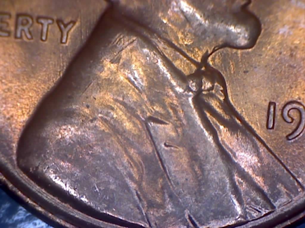 1960-MS-Color-Toned-Penny-For-Grading-Out-Of-Unopened-Bank-Roll