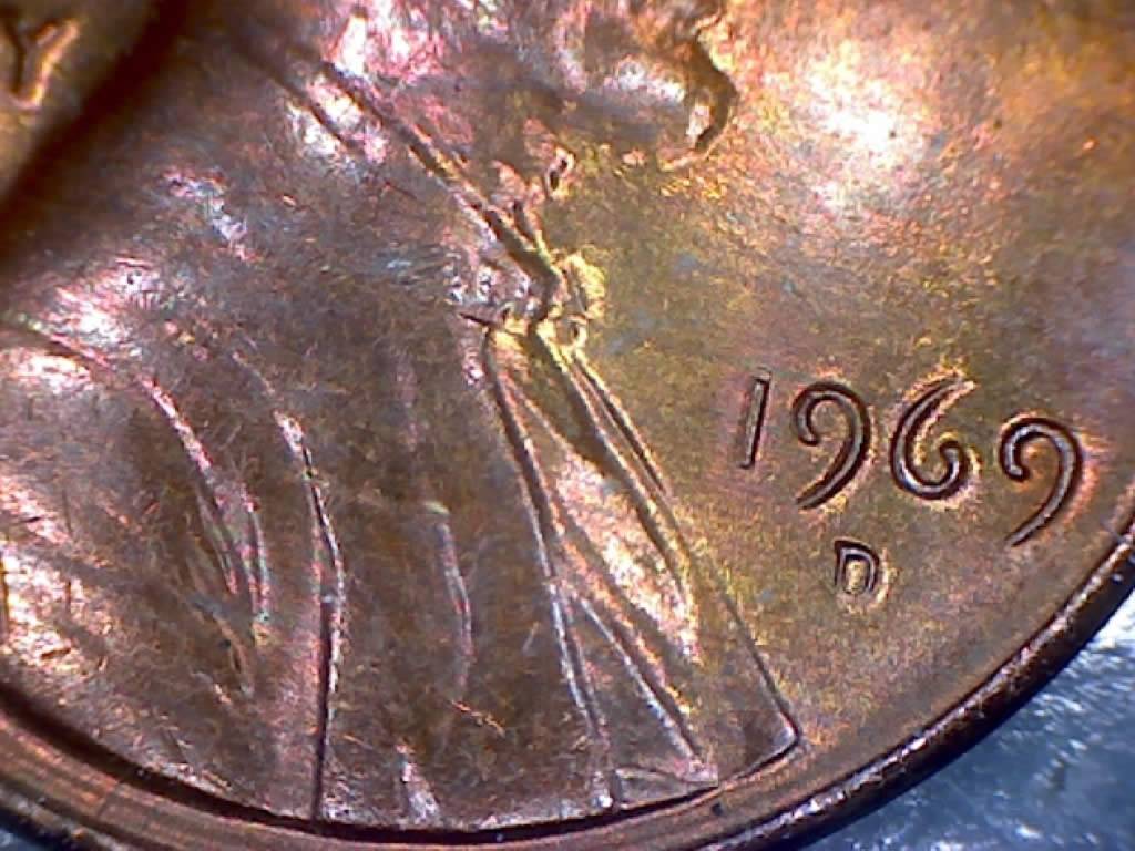 1969-D-Penny-Colored-Coin-Coin-#-2-To-Be-Graded