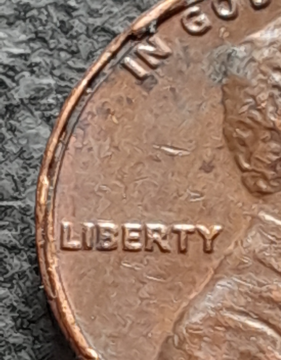 1982-Large-Date-Copper-Lincoln-Cent.-Rim-Cud,-Folded-Rim-Fin