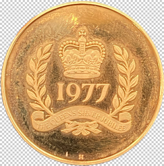 Identification?---1977-Queen-Elizabeth-II-Silver-Jubilee.-Queen-Facing-Left-Id:-Heaton-Mint-Medal