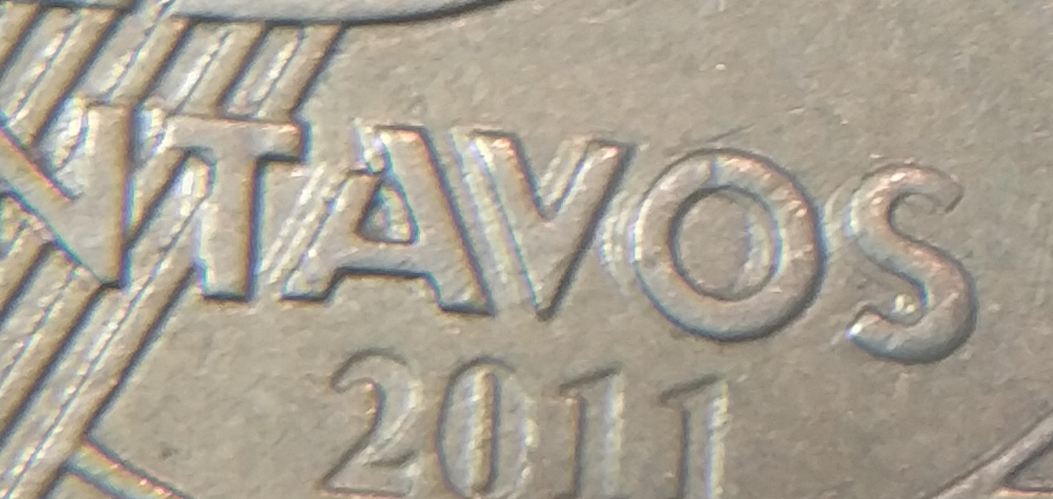 25-Centavos-2011-Doubled-Die,-Brazillian-Coin